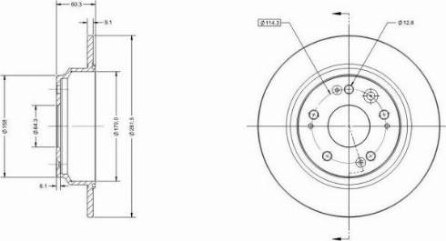 Remy RAD2135C - Kočioni disk www.molydon.hr