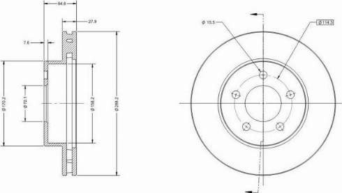 Remy RAD2179C - Kočioni disk www.molydon.hr