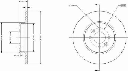 Remy RAD2170C - Kočioni disk www.molydon.hr