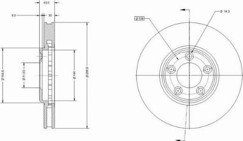 Remy RAD2172C - Kočioni disk www.molydon.hr