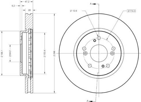 Remy RAD2811C - Kočioni disk www.molydon.hr