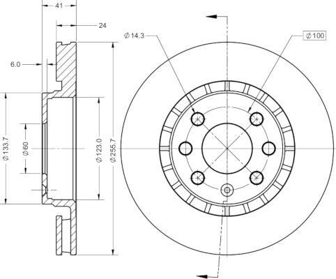 Remy RAD2879C - Kočioni disk www.molydon.hr