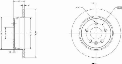 Remy RAD2875C - Kočioni disk www.molydon.hr