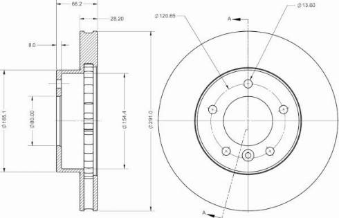 Remy RAD2390C - Kočioni disk www.molydon.hr