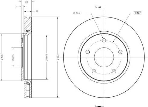 Remy RAD2345C - Kočioni disk www.molydon.hr