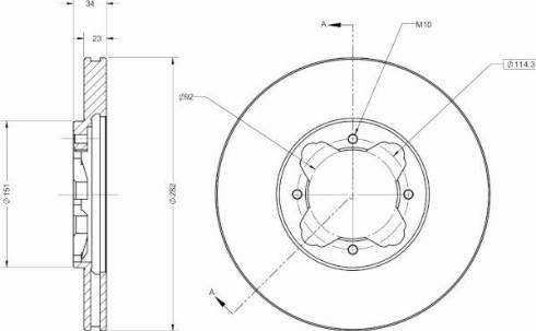 Remy RAD2340C - Kočioni disk www.molydon.hr