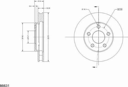 Remy RAD2309C - Kočioni disk www.molydon.hr