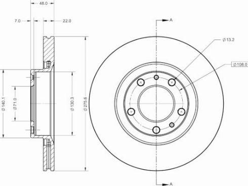 Remy RAD2336C - Kočioni disk www.molydon.hr