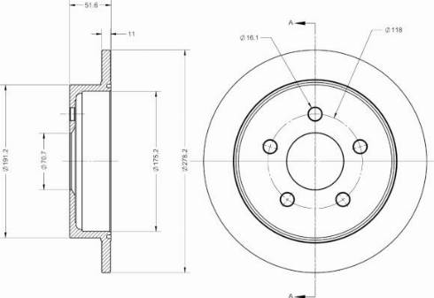 Remy RAD2330C - Kočioni disk www.molydon.hr