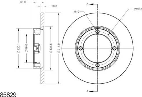 Remy RAD2325C - Kočioni disk www.molydon.hr