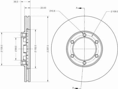 Remy RAD2259C - Kočioni disk www.molydon.hr