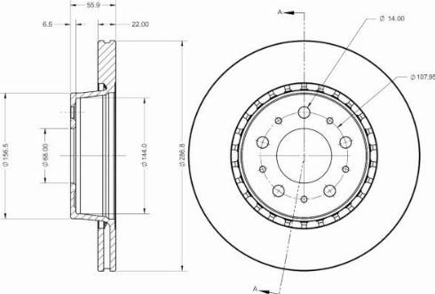 Remy RAD2209C - Kočioni disk www.molydon.hr