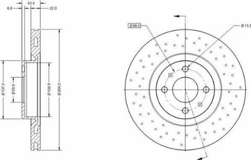 Remy RAD2203C - Kočioni disk www.molydon.hr