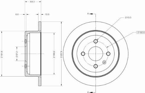 Remy RAD2210C - Kočioni disk www.molydon.hr