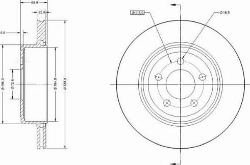 Remy RAD2280C - Kočioni disk www.molydon.hr