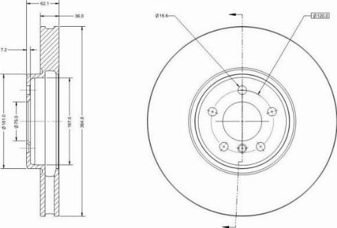 Remy RAD2231C - Kočioni disk www.molydon.hr