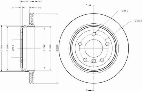 Remy RAD2702C - Kočioni disk www.molydon.hr