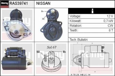 Remy RAS39741 - Starter www.molydon.hr