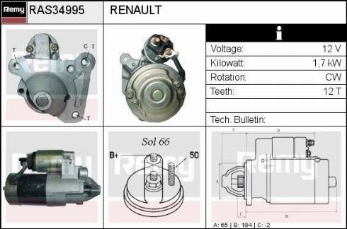 Remy RAS34995 - Starter www.molydon.hr