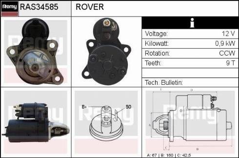 Remy RAS34585 - Starter www.molydon.hr