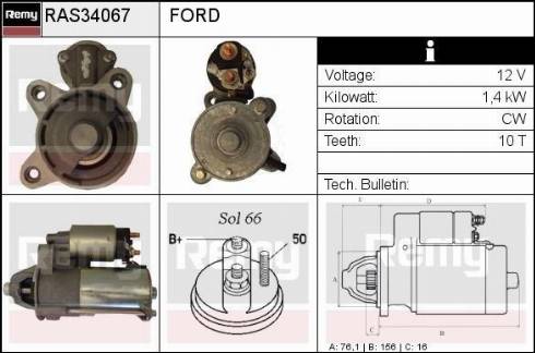 Remy RAS34067 - Starter www.molydon.hr