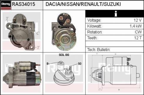 Remy RAS34015 - Starter www.molydon.hr