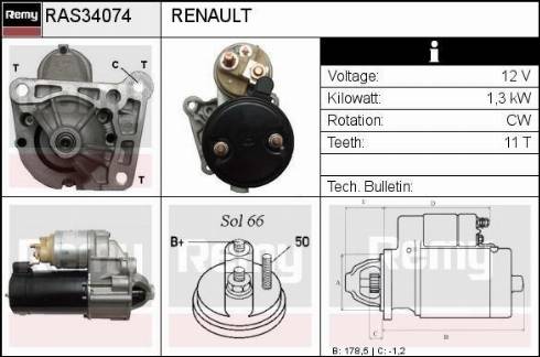 Remy RAS34074 - Starter www.molydon.hr