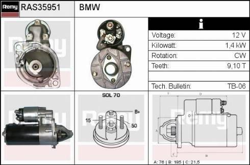 Remy RAS35951 - Starter www.molydon.hr