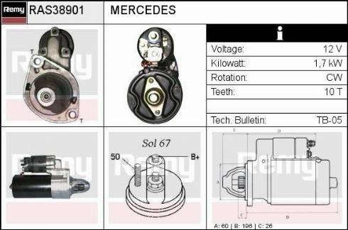 Remy RAS38901 - Starter www.molydon.hr