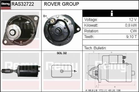 Remy RAS32722 - Starter www.molydon.hr