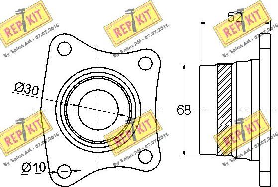 REPKIT RKB1887 - Komplet Ležaja kotača www.molydon.hr