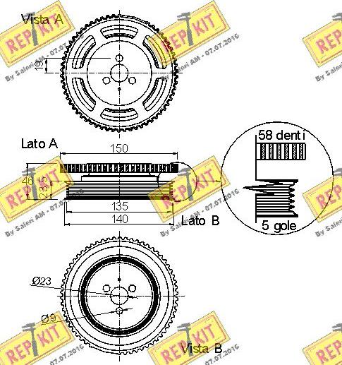 REPKIT RKT9051 - Remenica, radilica www.molydon.hr