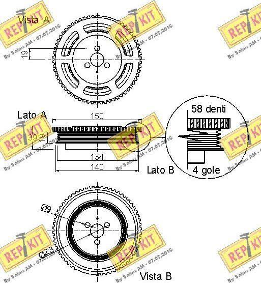 REPKIT RKT9068 - Remenica, radilica www.molydon.hr