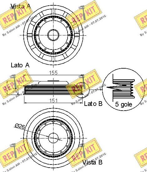 REPKIT RKT9025 - Remenica, radilica www.molydon.hr