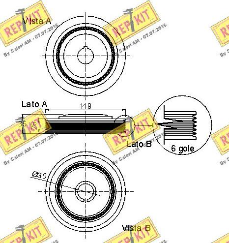 REPKIT RKT9079 - Remenica, radilica www.molydon.hr