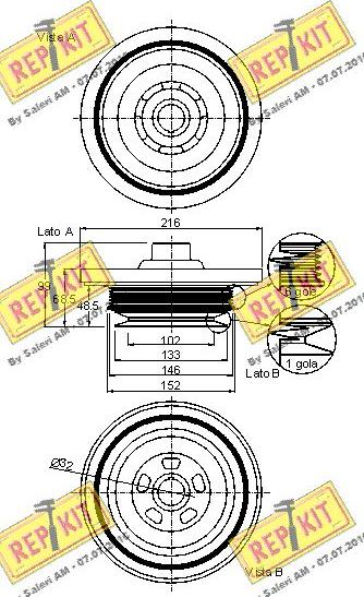 REPKIT RKT9134 - Remenica, radilica www.molydon.hr