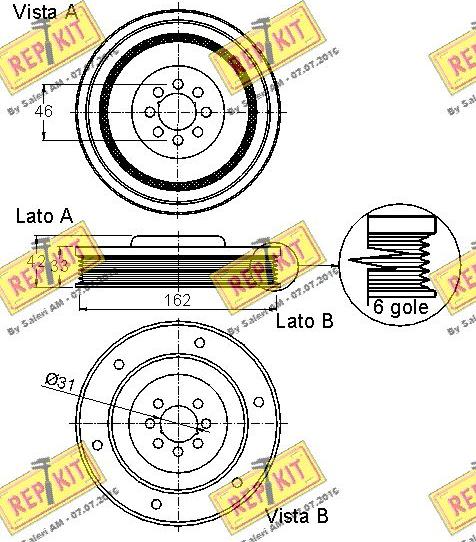 REPKIT RKT9239 - Remenica, radilica www.molydon.hr