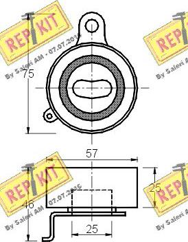 REPKIT RKT1440 - Natezač, zupčasti remen  www.molydon.hr