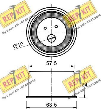 REPKIT RKT1425 - Natezač, zupčasti remen  www.molydon.hr