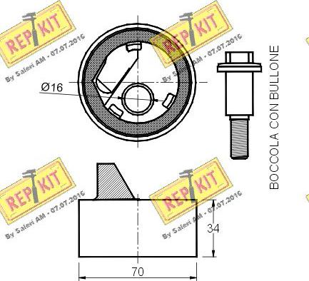 REPKIT RKT1428 - Natezač, zupčasti remen  www.molydon.hr