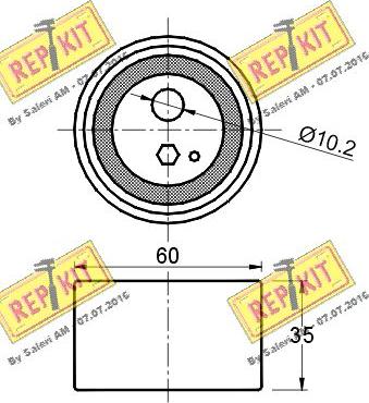 REPKIT RKT1423 - Natezač, zupčasti remen  www.molydon.hr