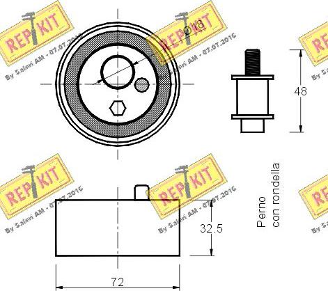 REPKIT RKT1476 - Natezač, zupčasti remen  www.molydon.hr