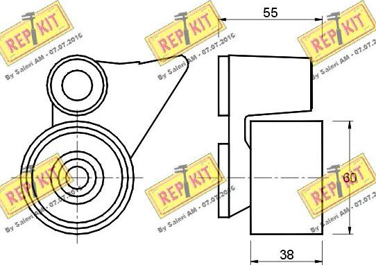 REPKIT RKT1599 - Natezač, zupčasti remen  www.molydon.hr