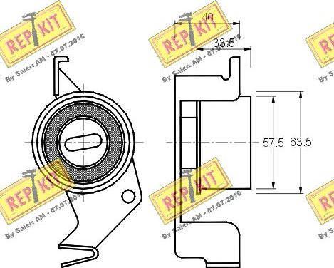 REPKIT RKT1595 - Natezač, zupčasti remen  www.molydon.hr