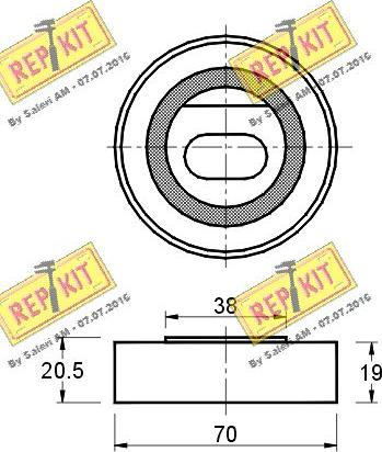 REPKIT RKT1659 - Natezač, zupčasti remen  www.molydon.hr