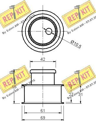 REPKIT RKT1026 - Natezač, zupčasti remen  www.molydon.hr