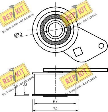 REPKIT RKT1160 - Natezač, zupčasti remen  www.molydon.hr