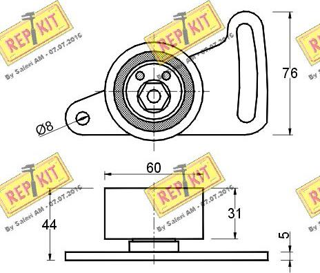 REPKIT RKT1161 - Natezač, zupčasti remen  www.molydon.hr