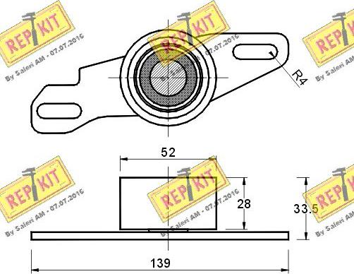 REPKIT RKT1104 - Natezač, zupčasti remen  www.molydon.hr