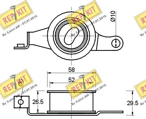 REPKIT RKT1184 - Natezač, zupčasti remen  www.molydon.hr